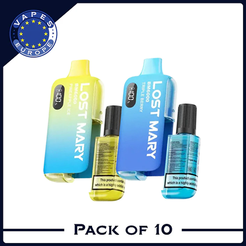 Box of 10 Lost Mary BM6000 | 20+ Flavours | 89,99 Box of 10 Lost Mary BM6000 | 20+ Flavours | 89,99